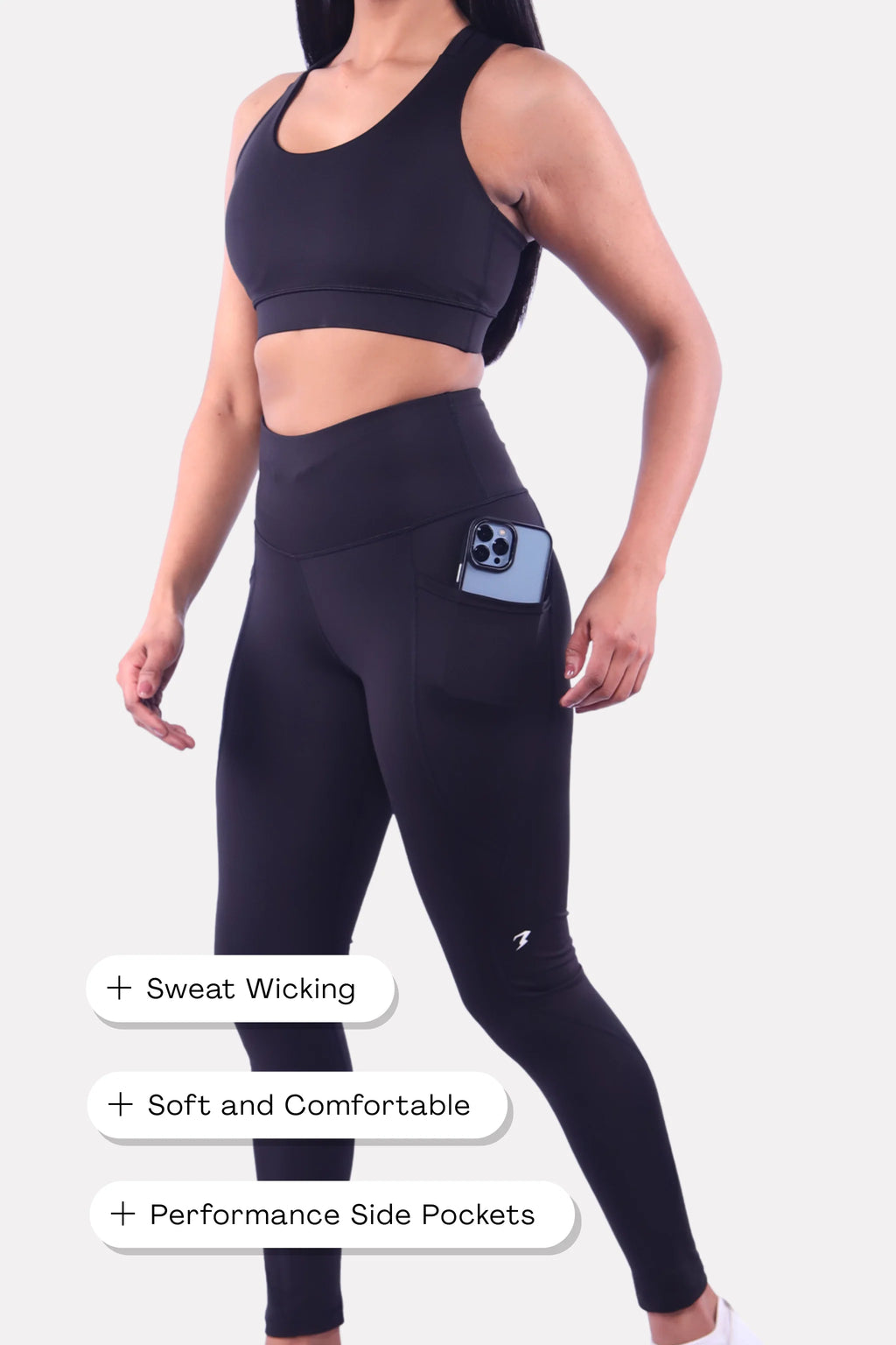 Black Luxe Workout Go-To Leggings