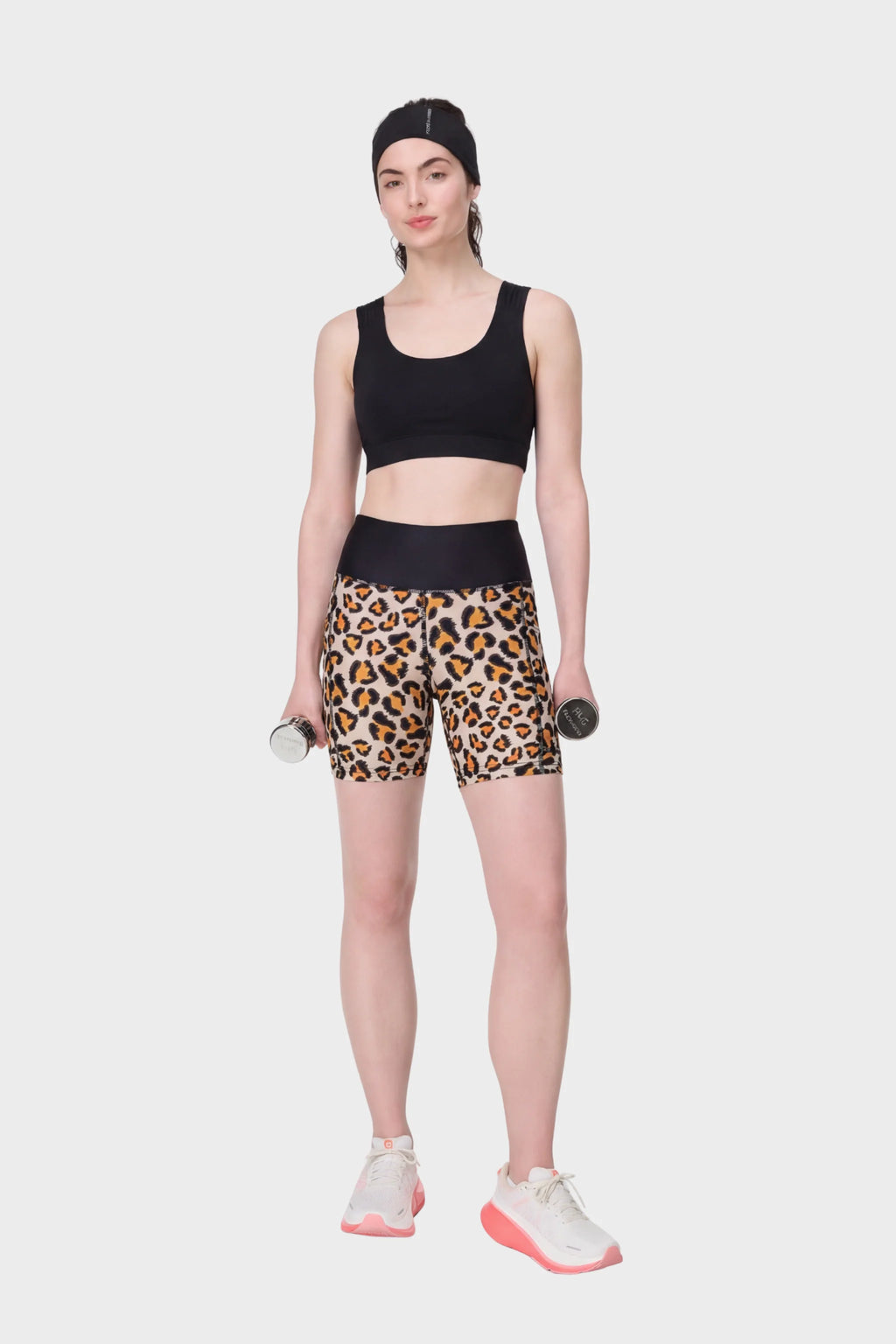 Leopard Running Compression Shorts