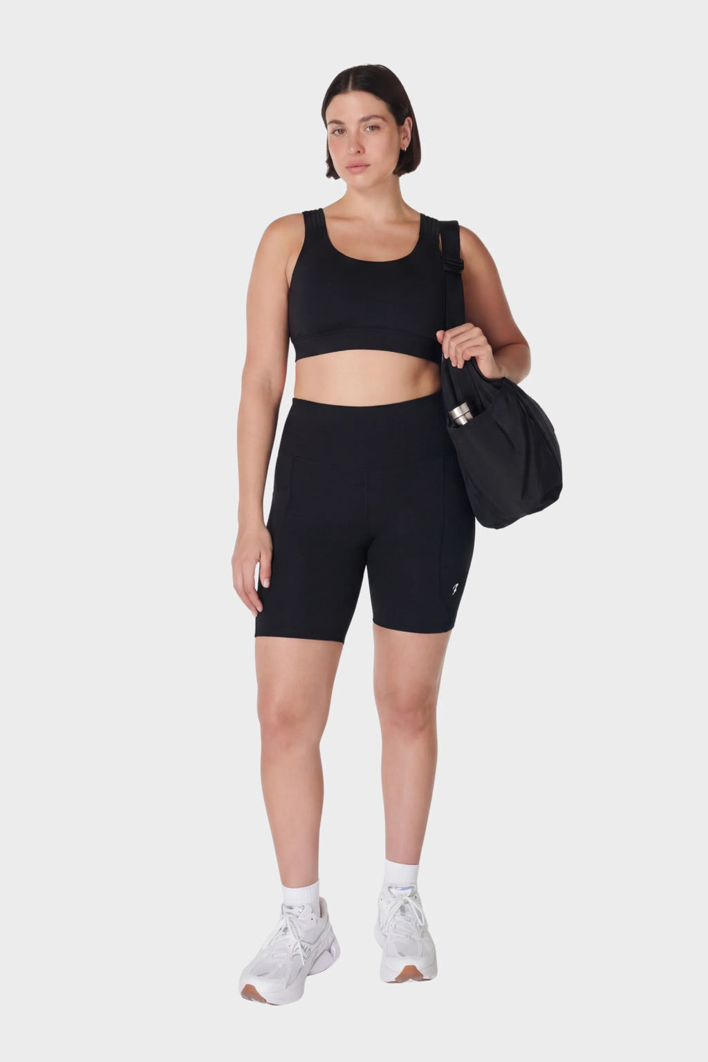 Black Luxe Compression Shorts