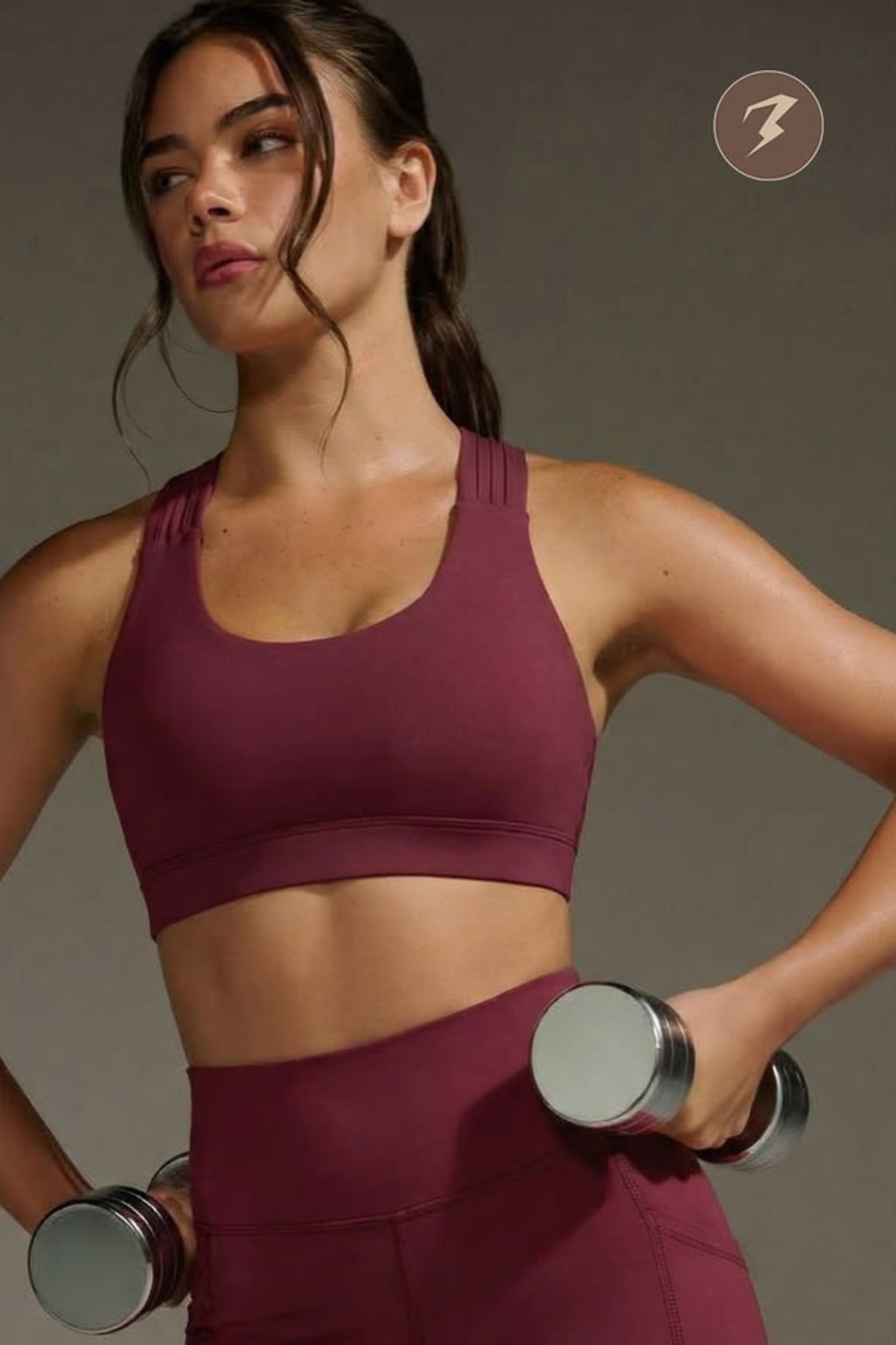 Maroon Plum Running Set