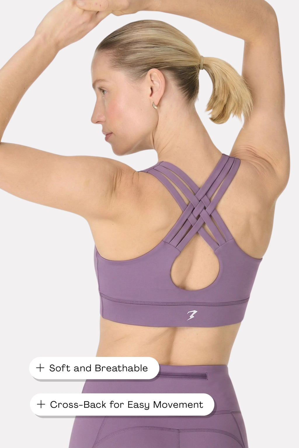 Purple Pulse Fit Sports Bra