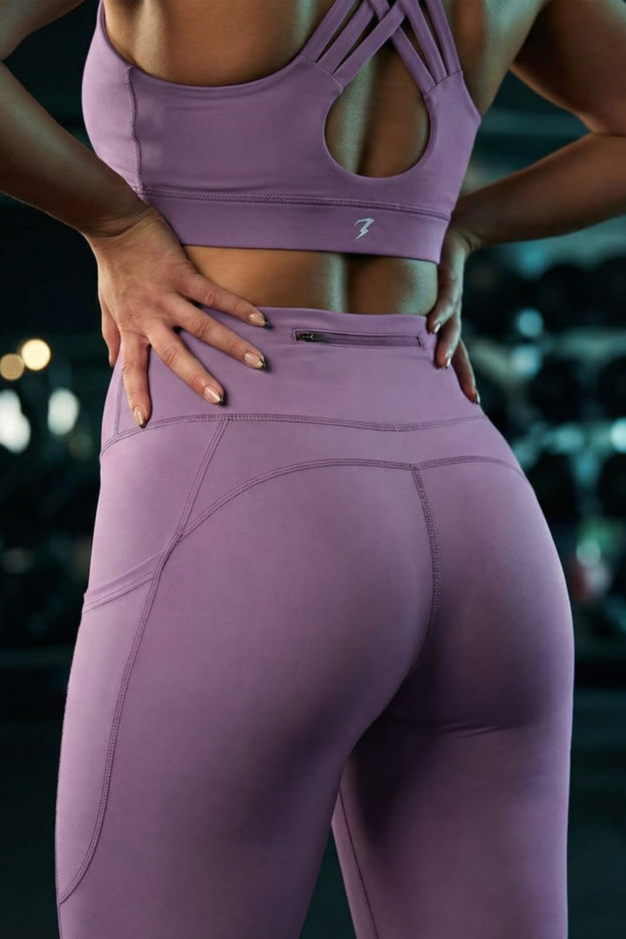 Purple Pulse Move-Easy Leggings