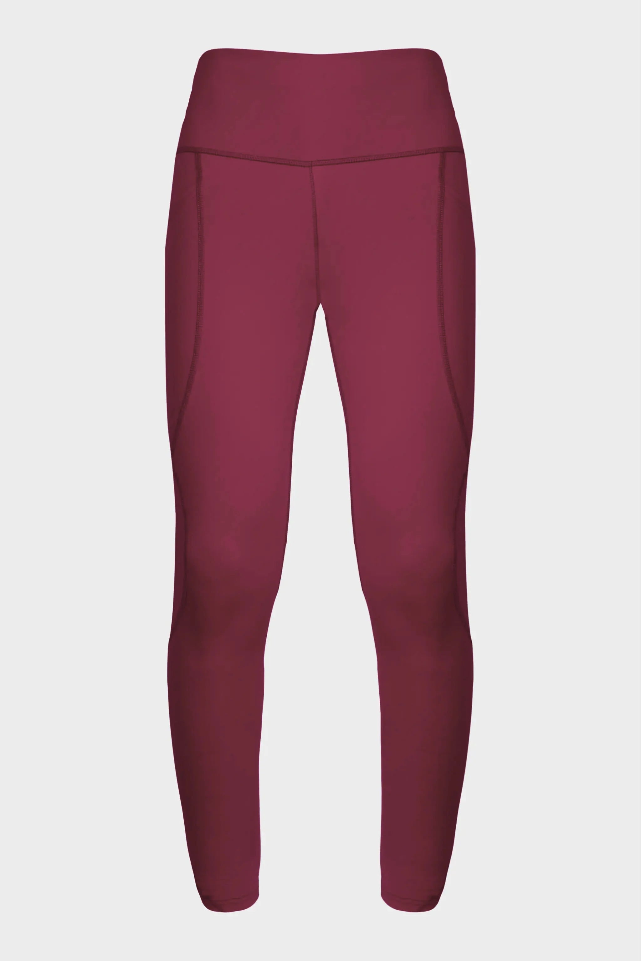 Maroon Plum Running Leggings