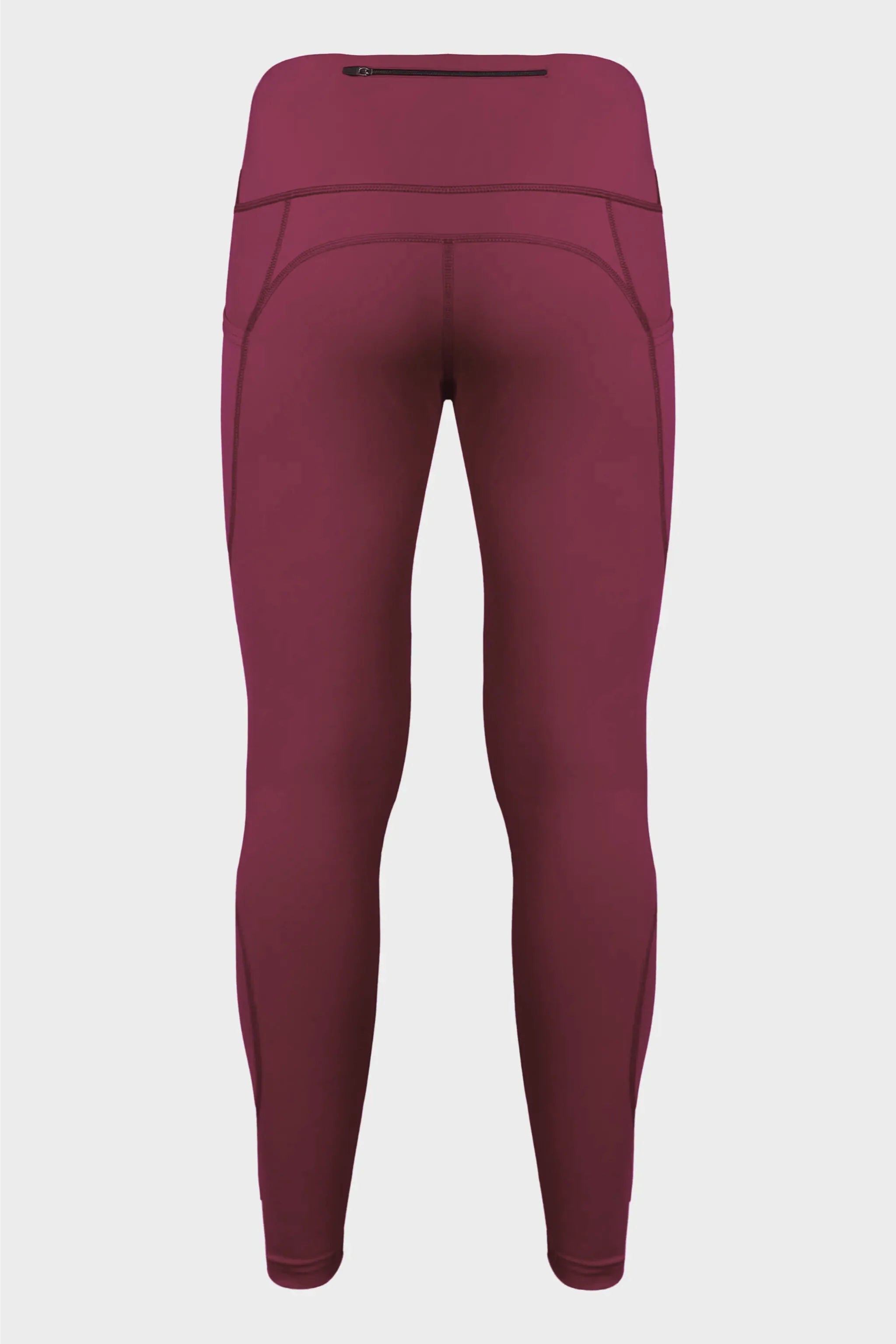 Maroon Plum Running Leggings