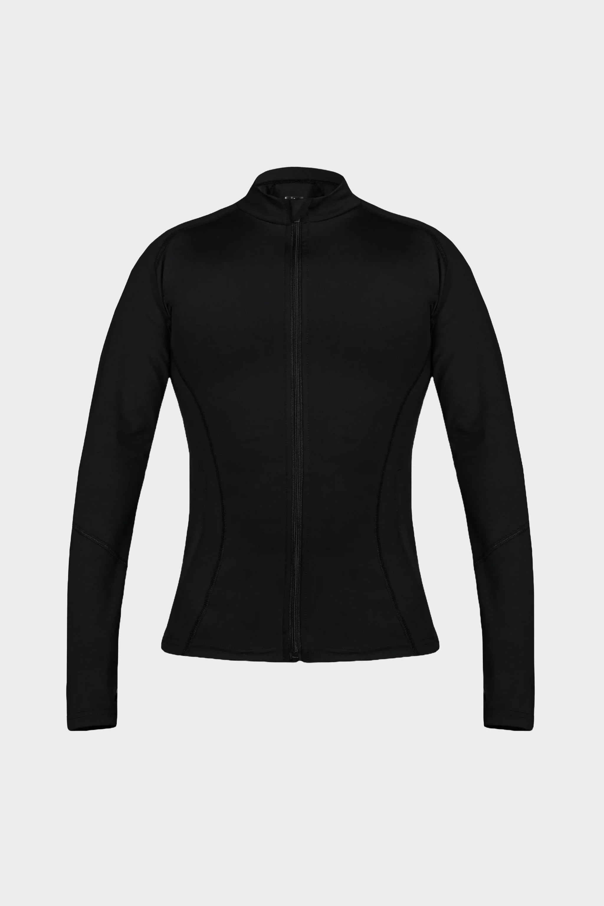 Black Luxe Workout Jacket