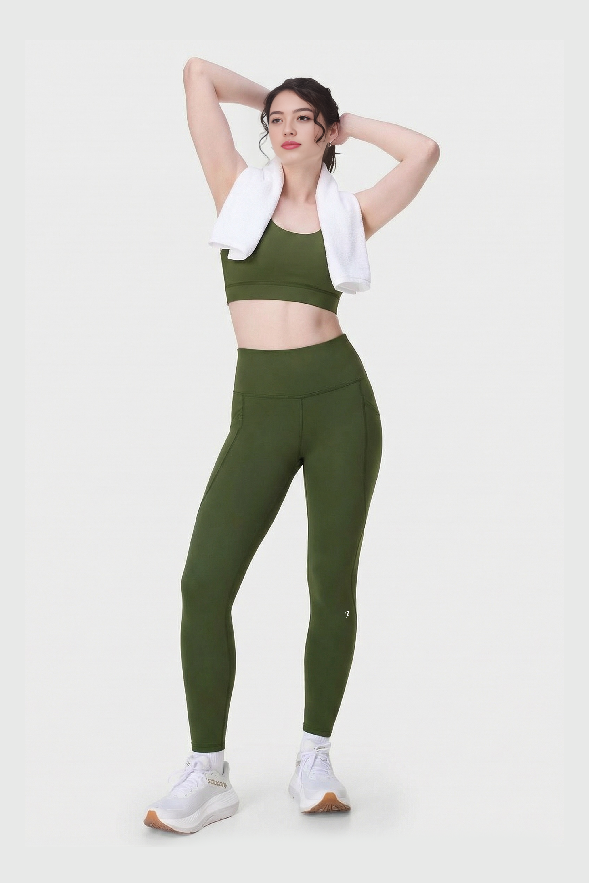 Green Glow Support Leggings