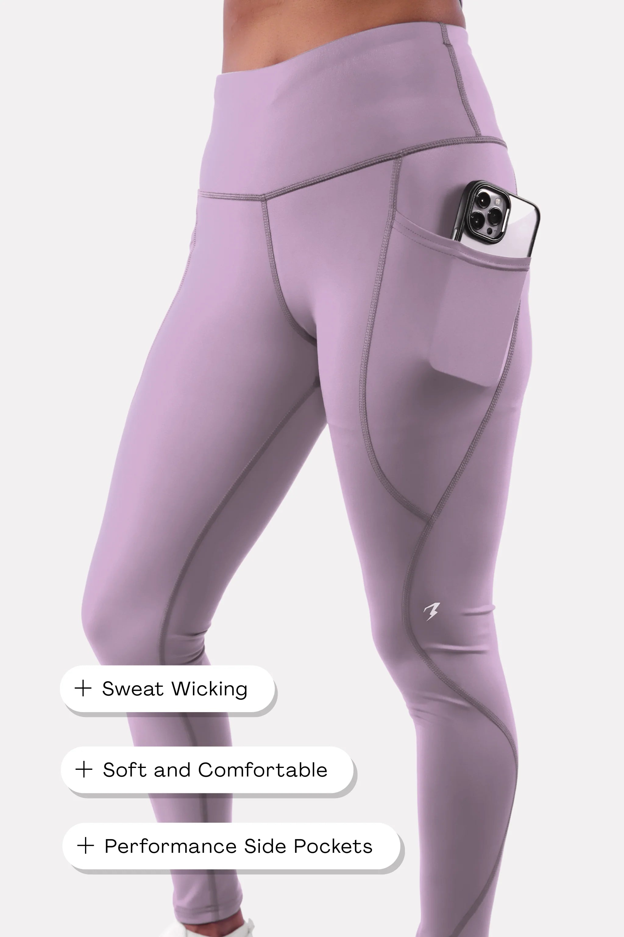 Purple Pulse Move-Easy Leggings