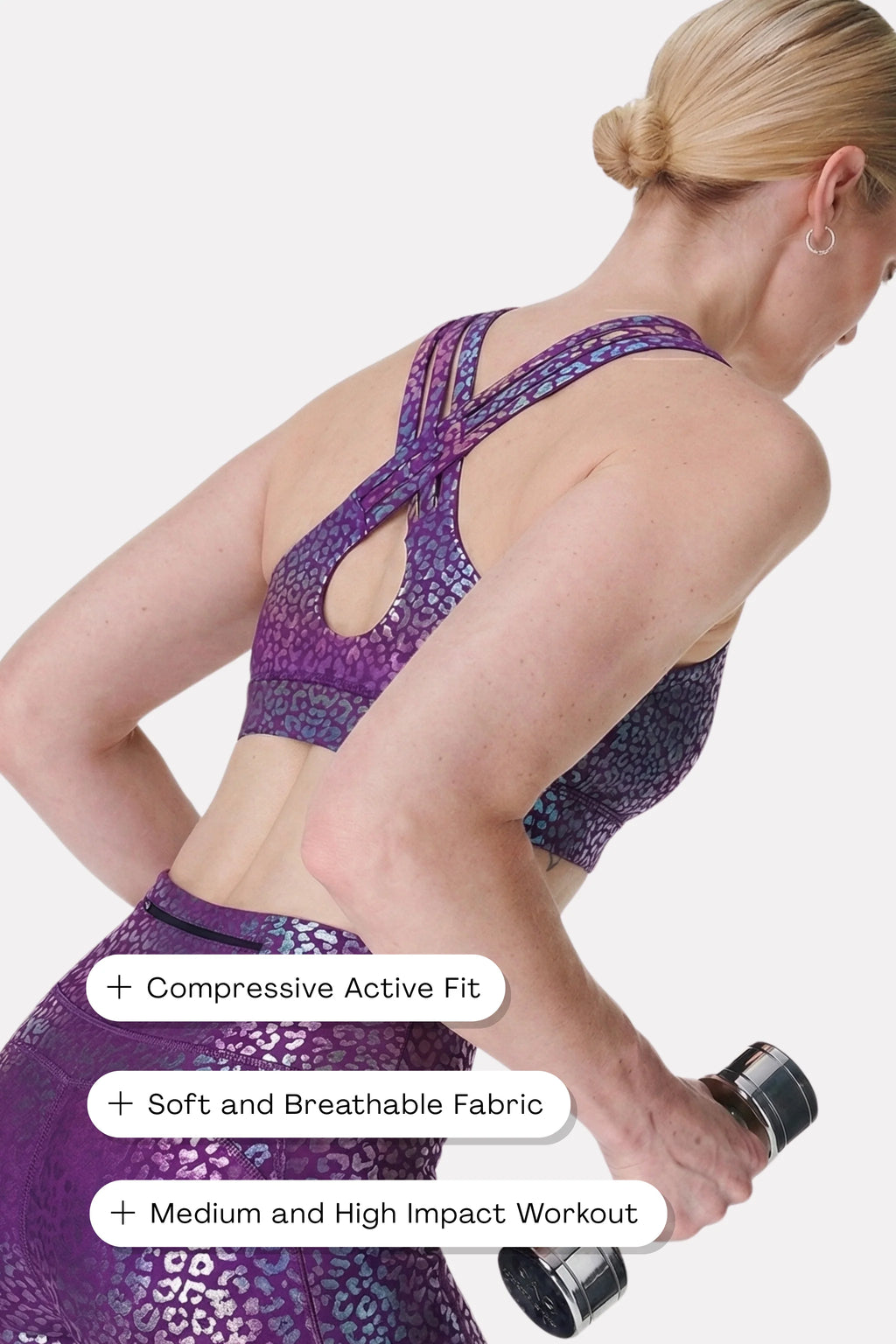 Plum Perfection Fitness Sports Bra