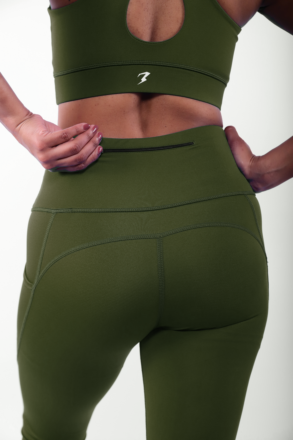 Green Glow Support Leggings