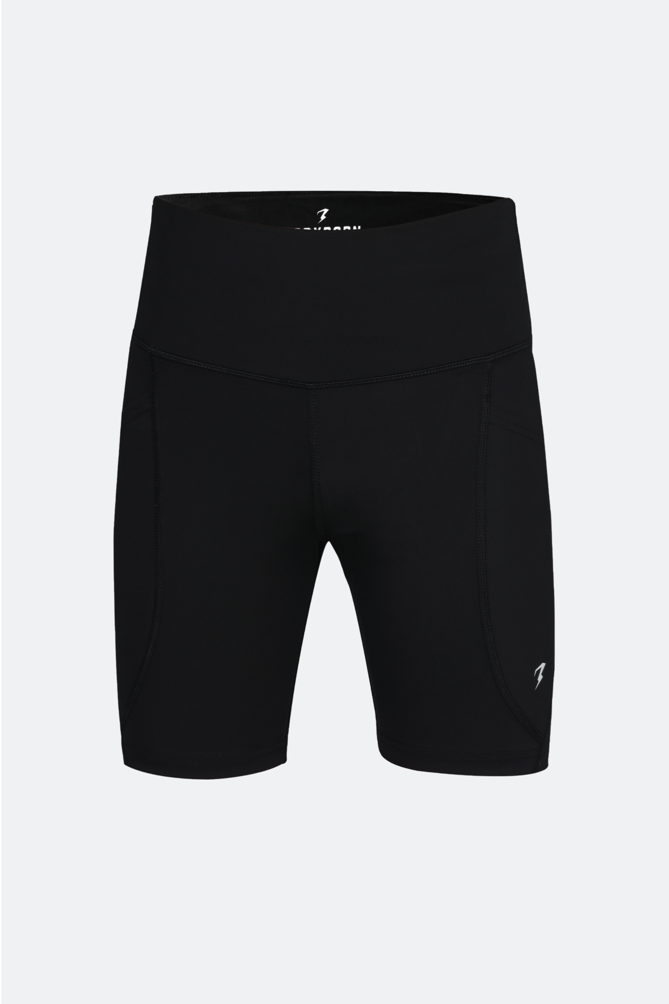Black Luxe Compression Shorts