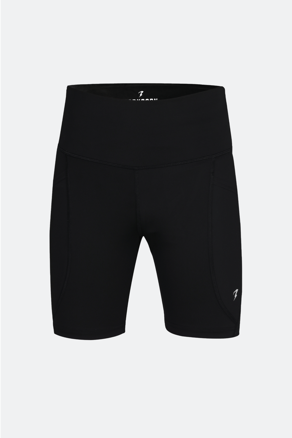 Black Luxe Workout Bra & Compression Shorts Set
