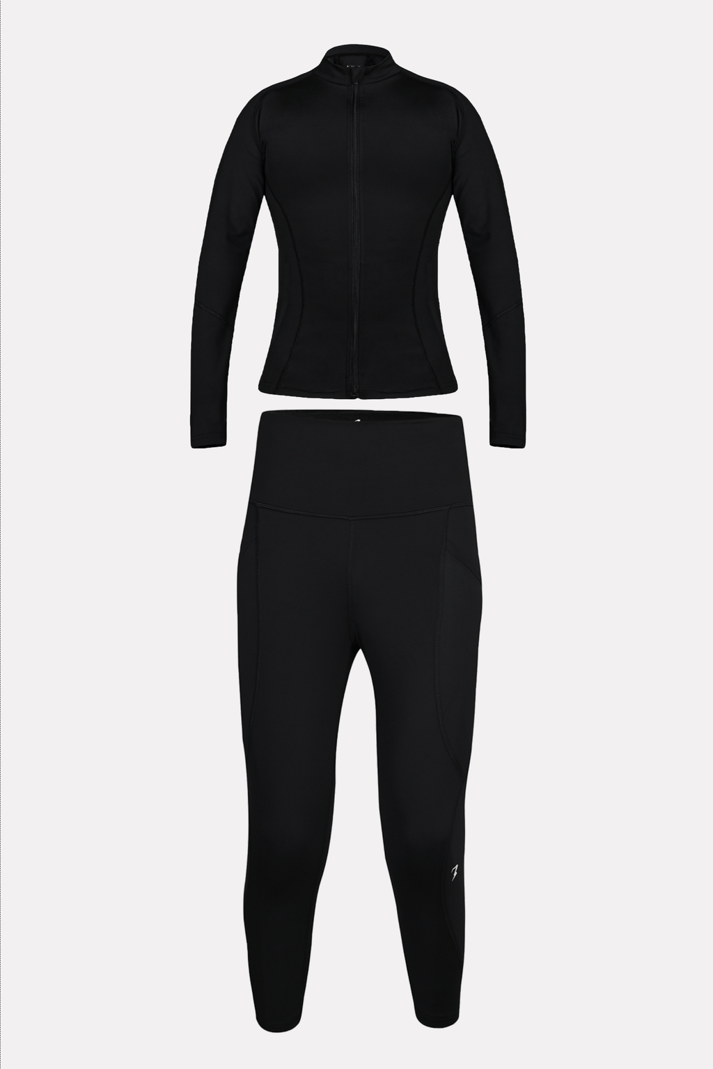 Black Luxe Workout Jacket
