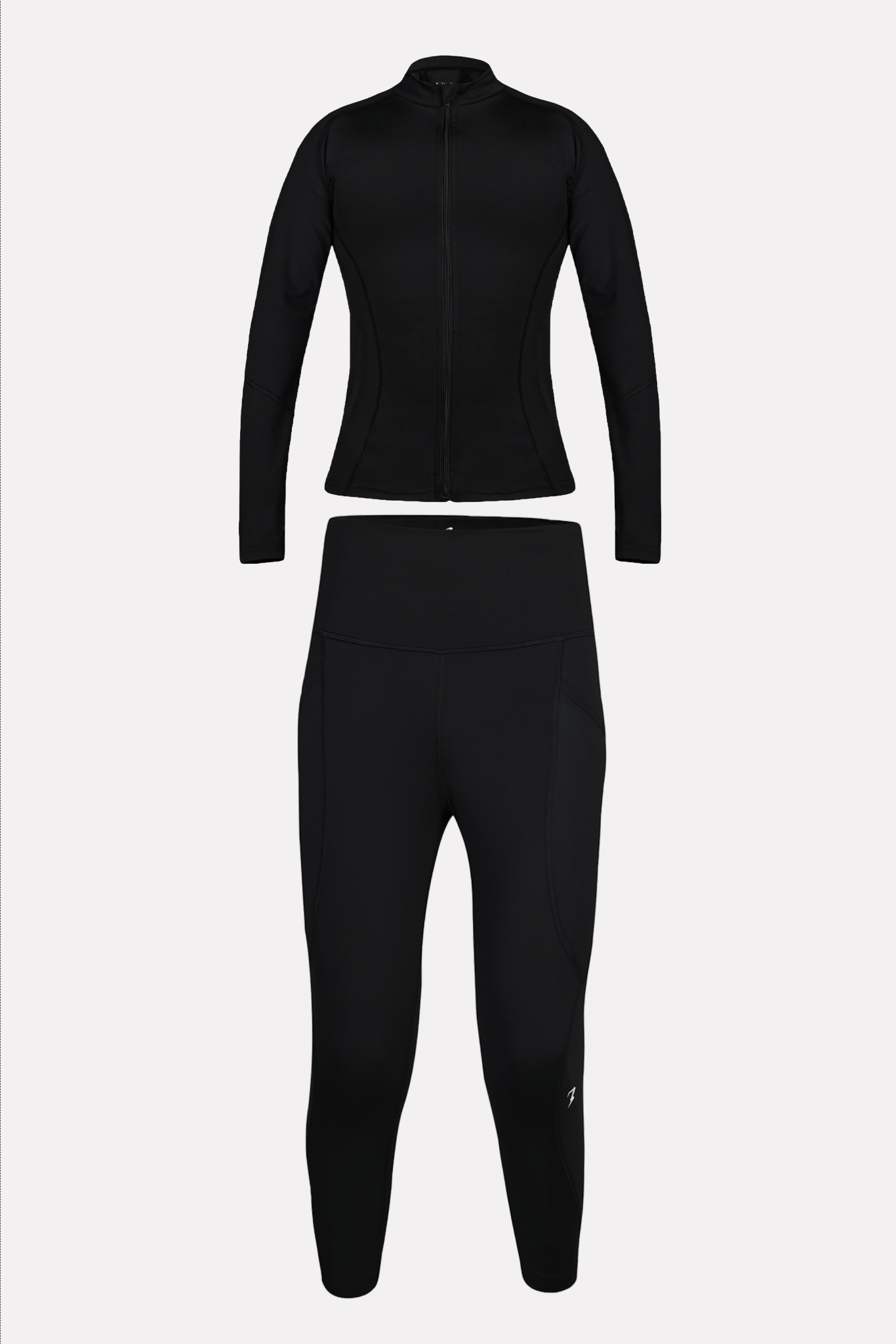 Black Luxe Workout Jacket