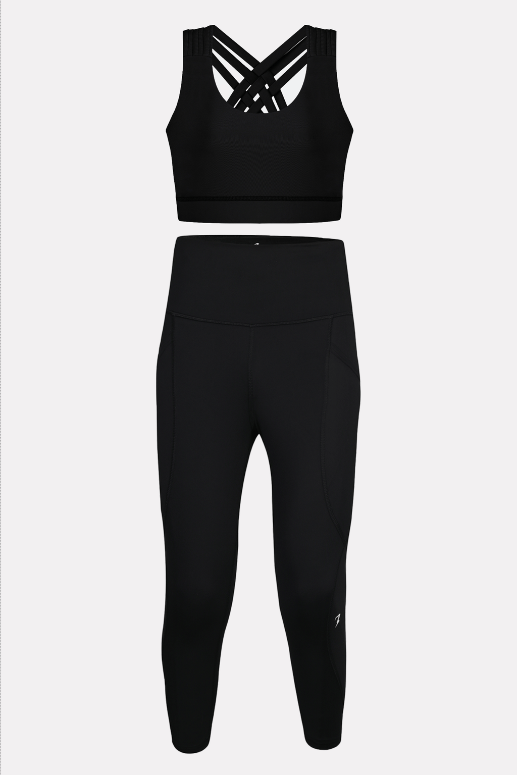 Black Luxe Seamless Sports Bra