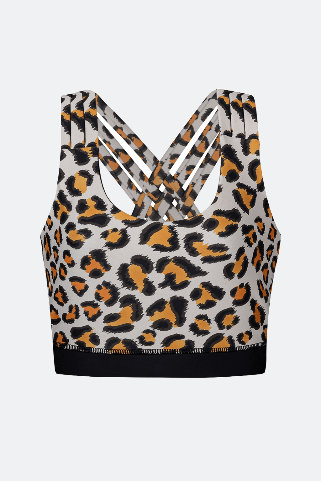 Leopard Power Sports Bra