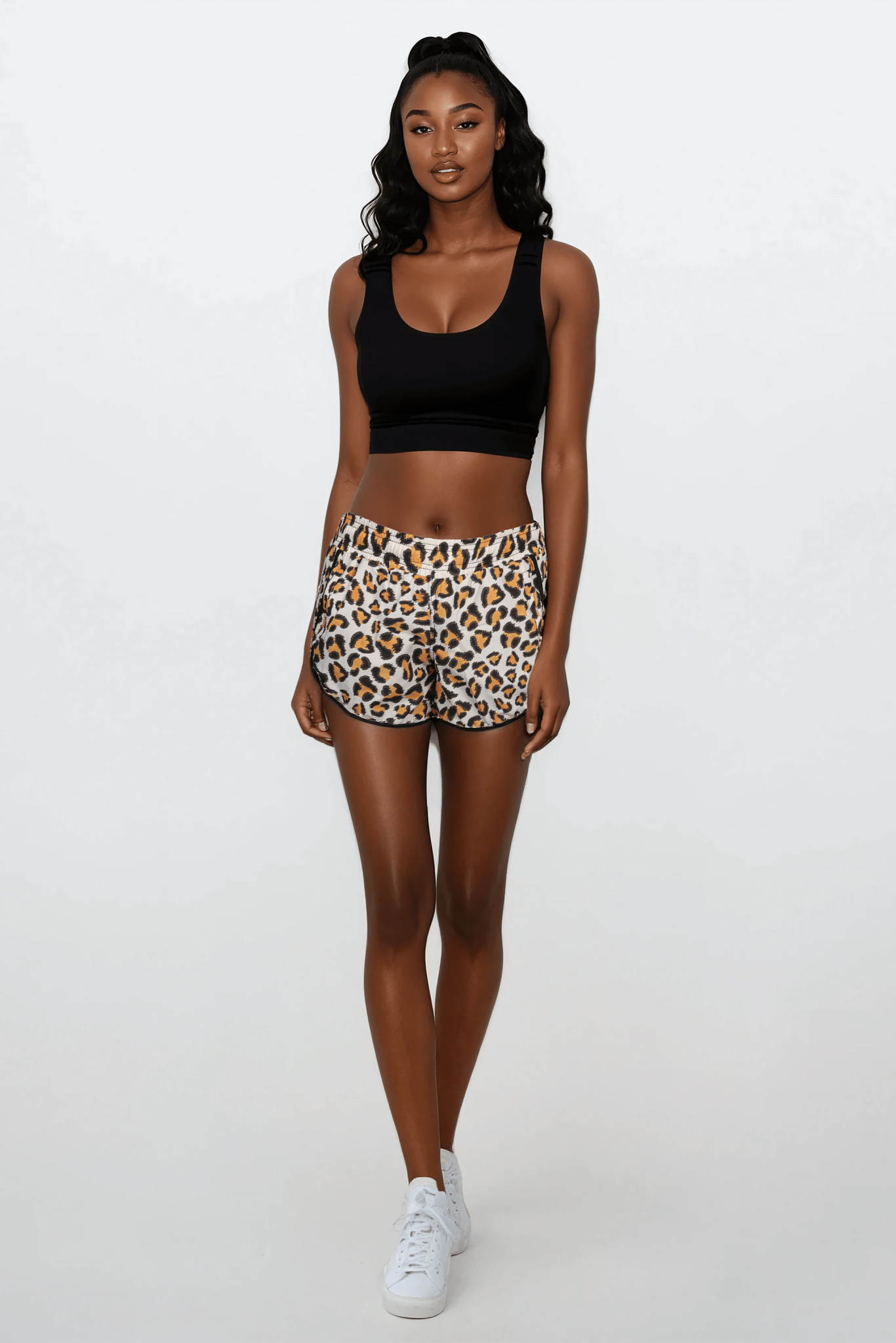 Leopard Luxe Loose Shorts