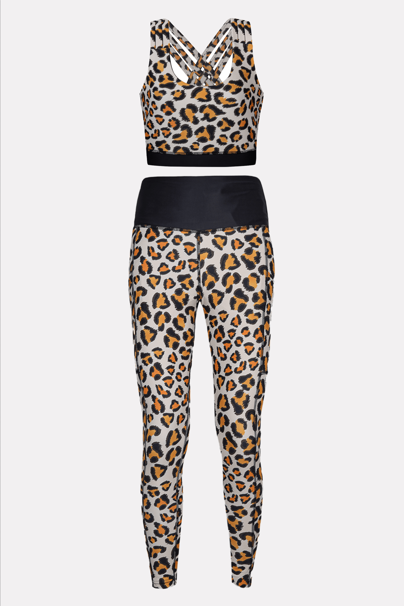 Leopard Power Sports Bra
